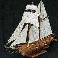 1:100 Halcon Wooden Sailboat