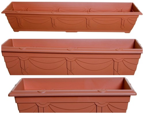 Venetian window box - window, terracotta