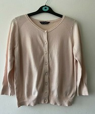 Beautiful Marks and Spencer's Women's Cardigan - Pink Ladies Cardigan - Size 12