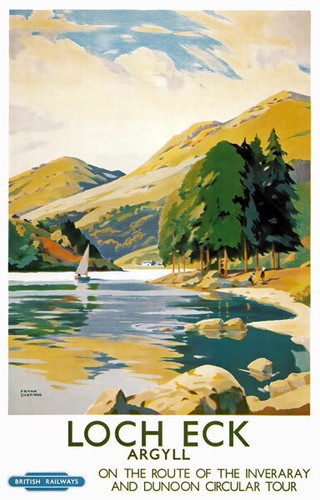 Vintage loch eck - vintage, poster