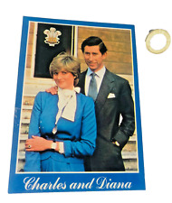 Postcard Post Card Princess Diana Prince of Wales Charles Royal Vintage ra