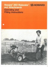 Howard 350 Rotavator & Attachments Operators Manual