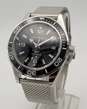 Ltd Ed James Bond 007 Divers 'SKYFALL' Watch Seiko TMI NH35 Auto Movt Milanese