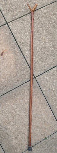 Wooden thumbstick walking cane - thumbstick,