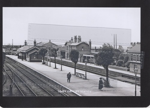 Sandy railway station - railway,