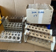 Lot of New Test Tubes and Used Stands Lab Science Chemistry