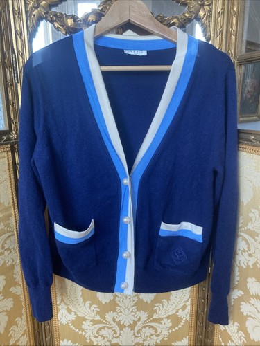 Sandro navy blue cardigan - blue,