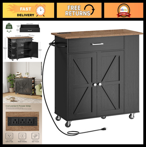 Rolling kitchen island cart - rolling,
