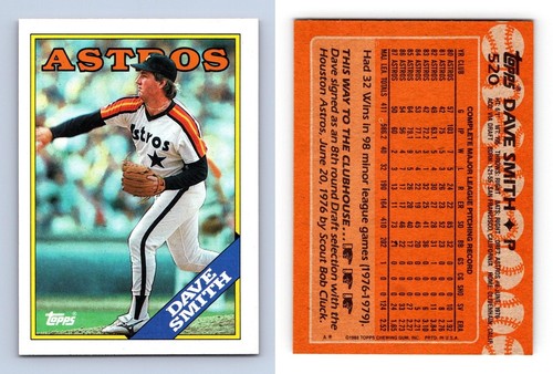 Dave smith astros 520 - -, topps