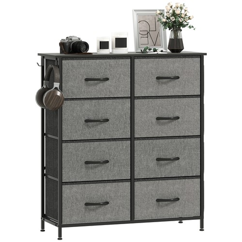 Homcom fabric chest - fabric,
