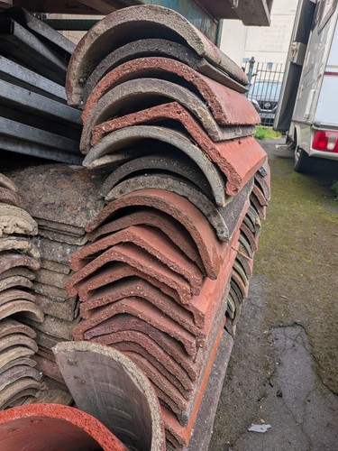 Reclaimed roofing tiles ridge - reclaimed,