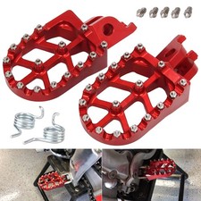Wide Fat Foot Pegs Red