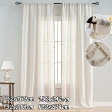 Vintage Cream Sheer Curtain