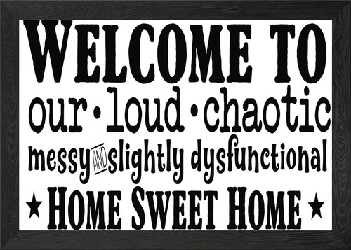 Home sweet framed wall - home,