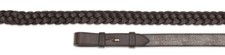 Shires Velociti Gara Plaited Leather Reins | 2 Colours | 2 Sizes