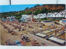 Vintage Postcard Children Trampolining on the Beach at Shanklin I O W 1974
