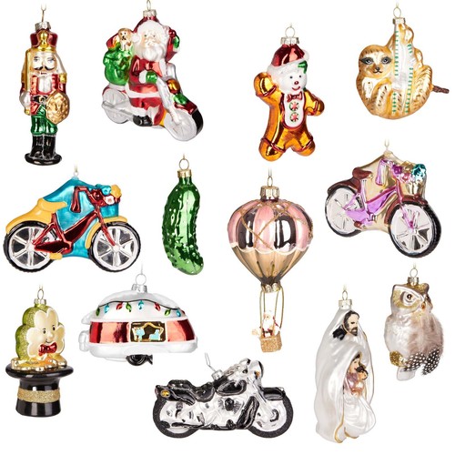 Brubaker funny glass christmas - glass,