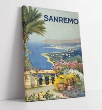 SANREMO ITALY TRAVEL POSTER
