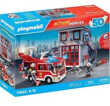 Playmobil Action Heroes Fire Station Truck 71603 - See Description