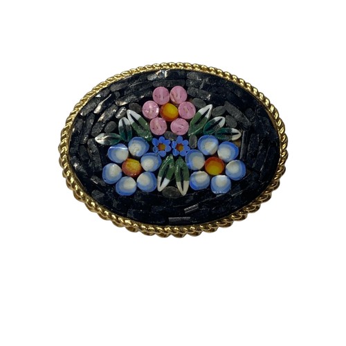Vintage micro mosaic flower - mosaic,