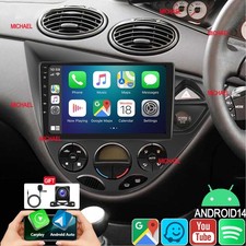 CAR RADIO STEREO FOR FORD FOCUS MK1 1998-2004 CARPLAY ANDROID14 GPS WIFI SAT NAV