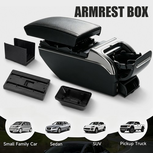 Universal car armrest box - car,