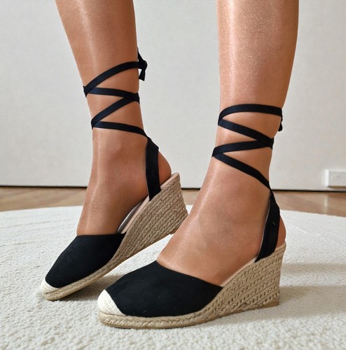 Womens black lace - black, up