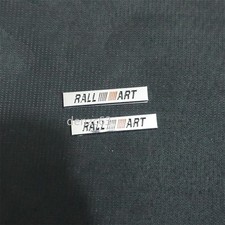 2x Silver Small Chrome RALLI