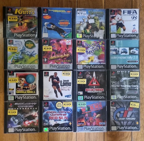 Ps1 playstation one games - one,