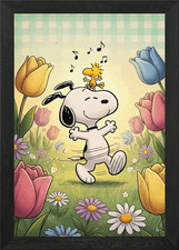 Snoopy and Woodstock in a