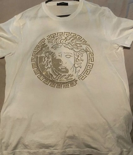 Versace medusa studded shirt - versace,
