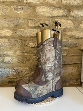 Game Winner Mens Hunting Camo Waterproof Boots Uk Size 9 EU 43 Mid Calf