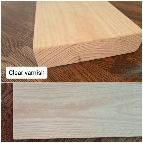 12cm wooden shelf rustic - 12cm,