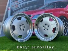 4 x 19 Inch 5x112 Performa Style Silver Wheels: Fits For Mercedes E S SL CL