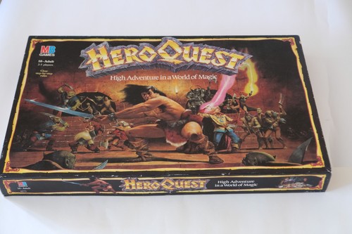 Vintage hero quest - board, game