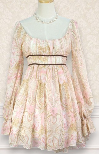 Liz lisa pink floral lolita - floral,
