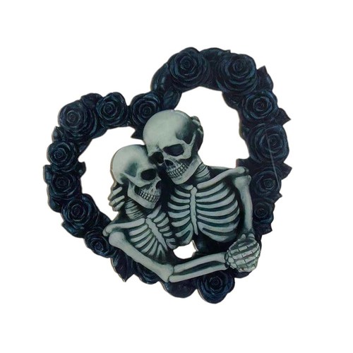 Gothic skeleton couple - gothic,