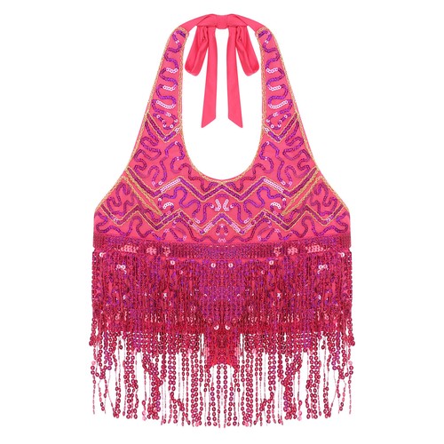 Women sequin halter bra top - women,