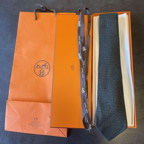 Hermes green cashmere tie - cashmere, near
