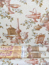 X3 70s Vintage MAYFAIR Wallpaper Rolls Retro Kitchen Kitchenalia Kitsch 80s MCM