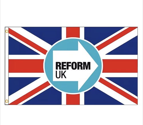 Reform union jack flag - union,