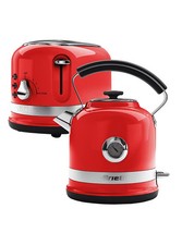 Red 1.7L Kettle & 2-Slice
