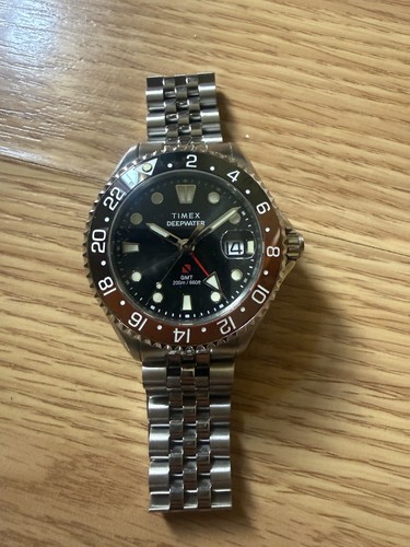 Timex deepwater gmt red - timex,
