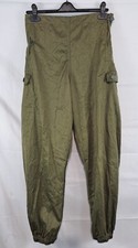 Genuine Surplus East German Army Vintage Winter Over- Trousers Cotton (1753)