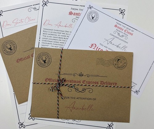 Personalised letter from santa - letter,