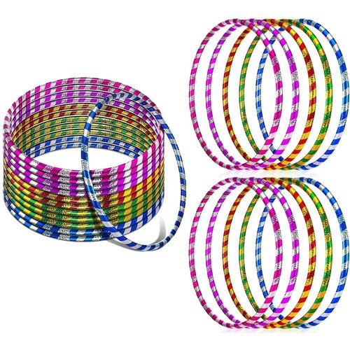 Glitter hula hoops dance - hula,