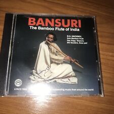 Bansuri The Bamboo Flute of India G.S Sachdev Lyrichord Music CD AS NEW