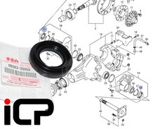 2 Oil Seals Front Drive Shaft