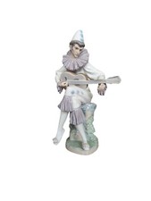 Lladro retired serious clown - serious,