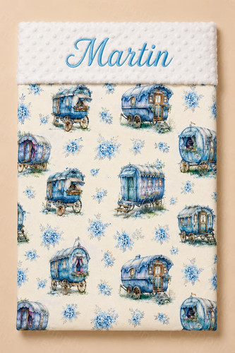 Gypsy wagon blue - blue, baby